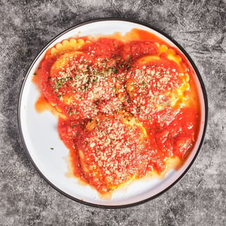 Four-Cheese Ravioli Marinara